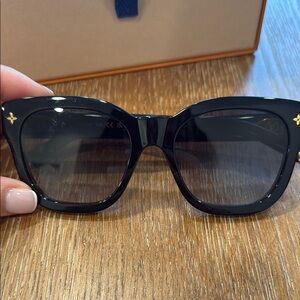 Louis Vuitton Black My Monogram Square Sunglasses with Gradient Lenses